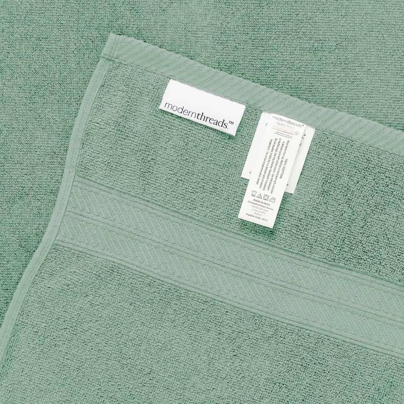 conjunto toalhas de banho 6 peças amrapur verde a-bi