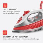 ferro de passar a vapor mondial 60hz 127v fvn-01-o laranja e branco (mp)