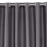 cortina bella & co corta luz blend 300x230cm cinza (mp)