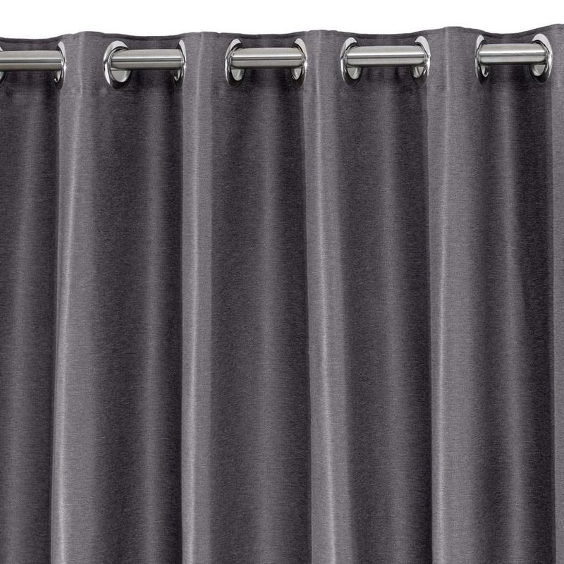 cortina bella & co corta luz blend 300x230cm cinza (mp)