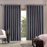 cortina bella & co corta luz blend 300x230cm cinza (mp)