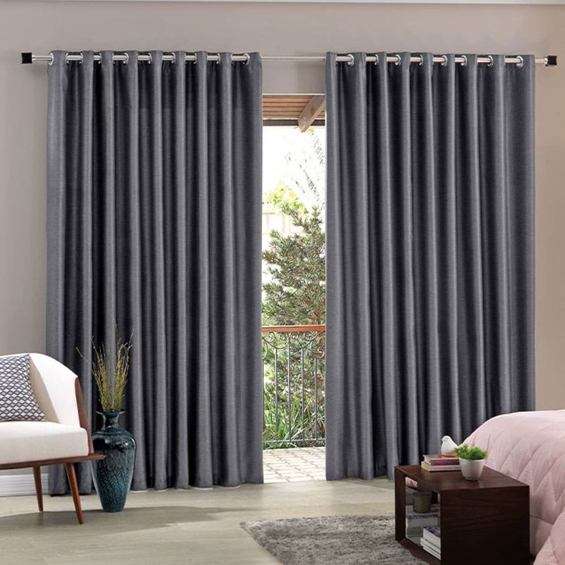 cortina bella & co corta luz blend 360x250m cinza (mp)