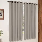 cortina bella & co rústica pantex 260x170cm areia (mp)