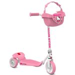 patinete infantil bandeirante hello kitty 3342