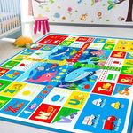 tapete infantil para bebês oarifun colorido a-bi