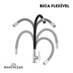 torneira de bancada marchezan para cozinha gourmet 247907-c92 preto (mp)