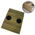 porta copo para sofá estflex do brasil esteira bandeja com braço flexível ipê espc-0001 (mp)