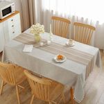 toalha de mesa jiale retangular 55x70 marrom a-bi