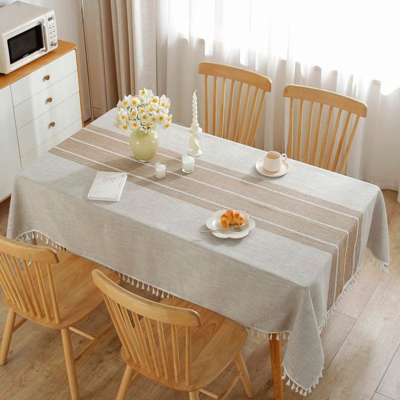 toalha de mesa jiale retangular 55x70 marrom a-bi