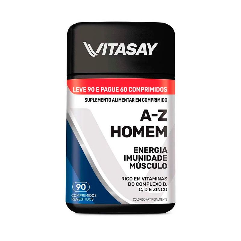 vitasay a-z homem 90 comprimidos revestidos
