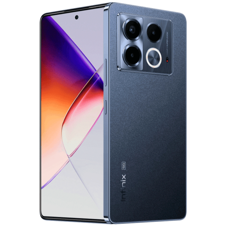 smartphone infinix note 40 256gb (5g) preto tela 6.7" câmera 108mp 8gb ram