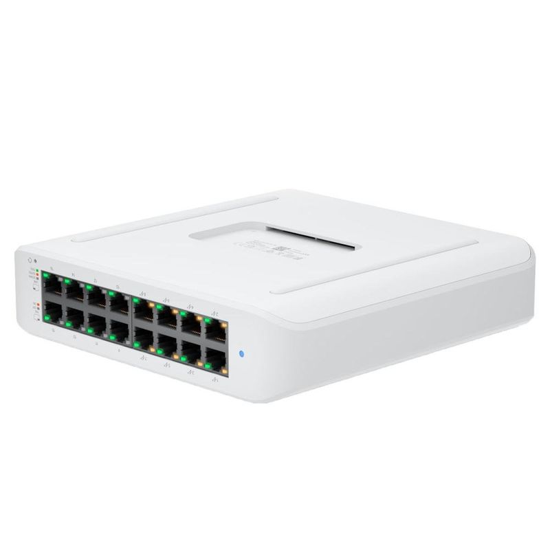 switch ubiquiti unifi lite 16p 8p poe/poe+ usw-lite-16-poe (mp)