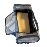 bolsa de transporte pet regal 48x30x30cm azul (mp)