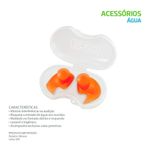 protetor de ouvido speedo moulder earplugs laranja (mp)