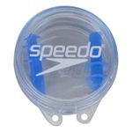 kit de natação speedo swim touca óculos e protetor ouvido azul (mp)