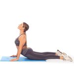 tapete dobrável fit speedo para ginástica yoga pilates azul (mp)