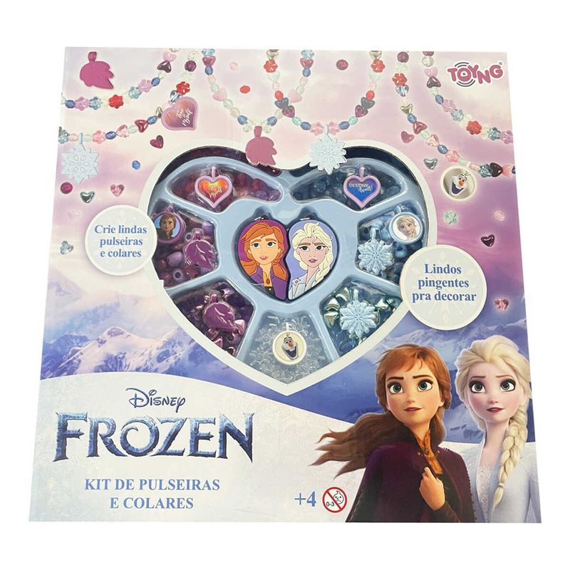 conjunto toyng pulseira e colar frozen 54141