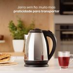 chaleira elétrica elgin 1,8l inox 127v cha10 (mp)