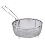 cesto redondo wincy para fritura com cabo dobrável 23x8cm (mp)