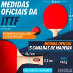 kit de tênis de mesa joola family set com maleta 4 raquetes e 10 bolas (mp)
