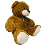pelúcia fizzy urso sentado marrom com laço 64cm f-1458 (mp)