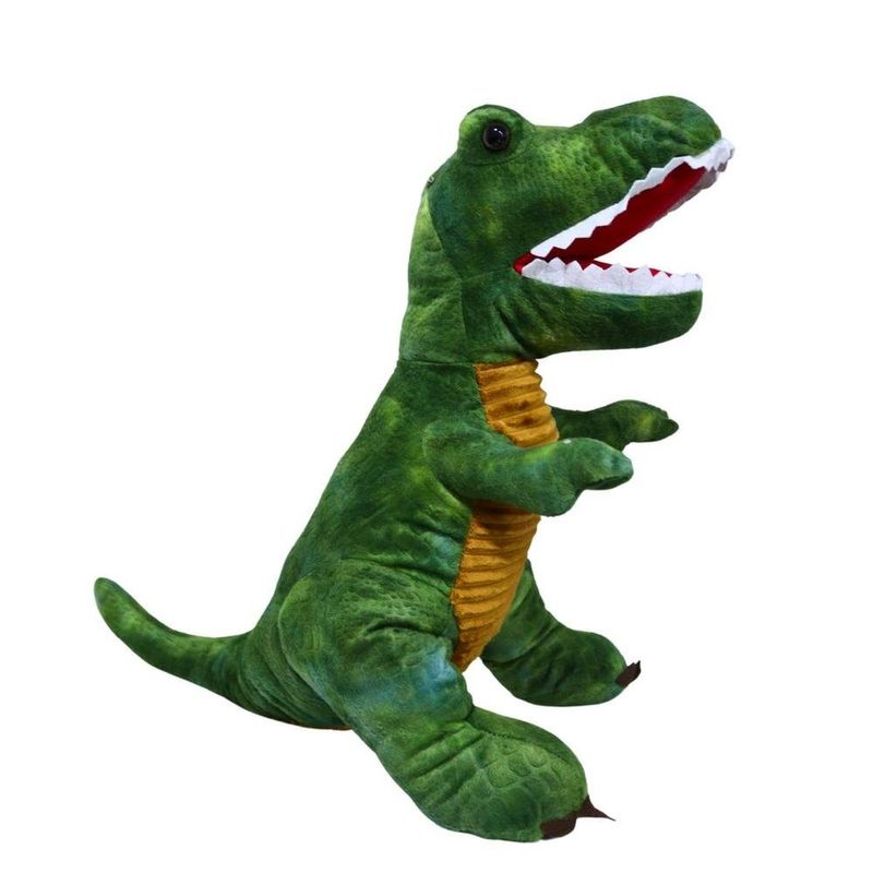 pelúcia fizzy dinossauro em pé verde 48cm fe7370 (mp)