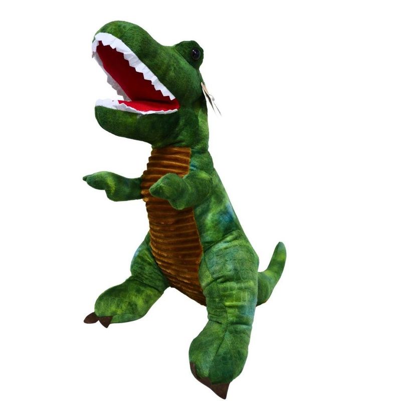 pelúcia fizzy dinossauro em pé verde 48cm fe7370 (mp)