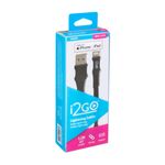 cabo usb-a para lightning i2go 1,2m preto bl074