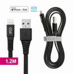 cabo usb-a para lightning i2go 1,2m preto bl074