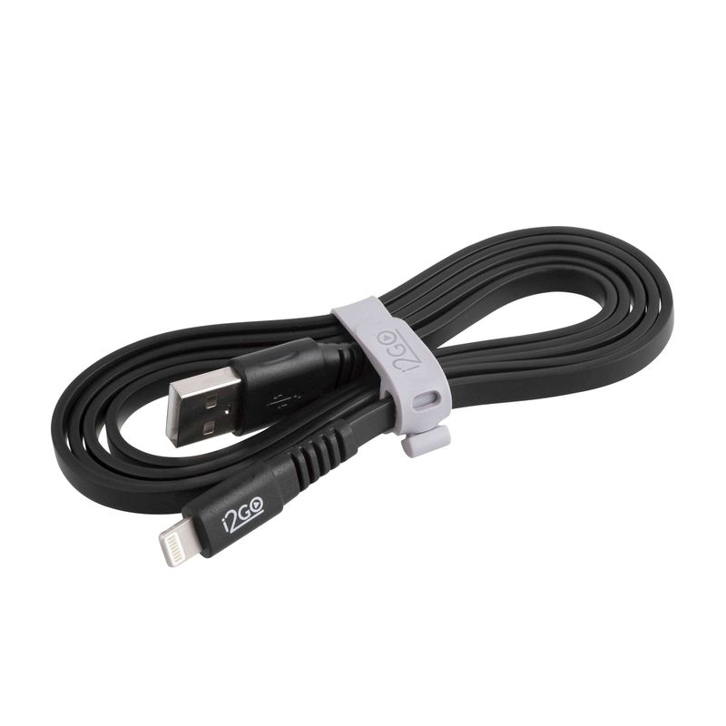 cabo usb-a para lightning i2go 1,2m preto bl074
