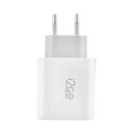 carregador i2go 20w usb-a e usb-c branco