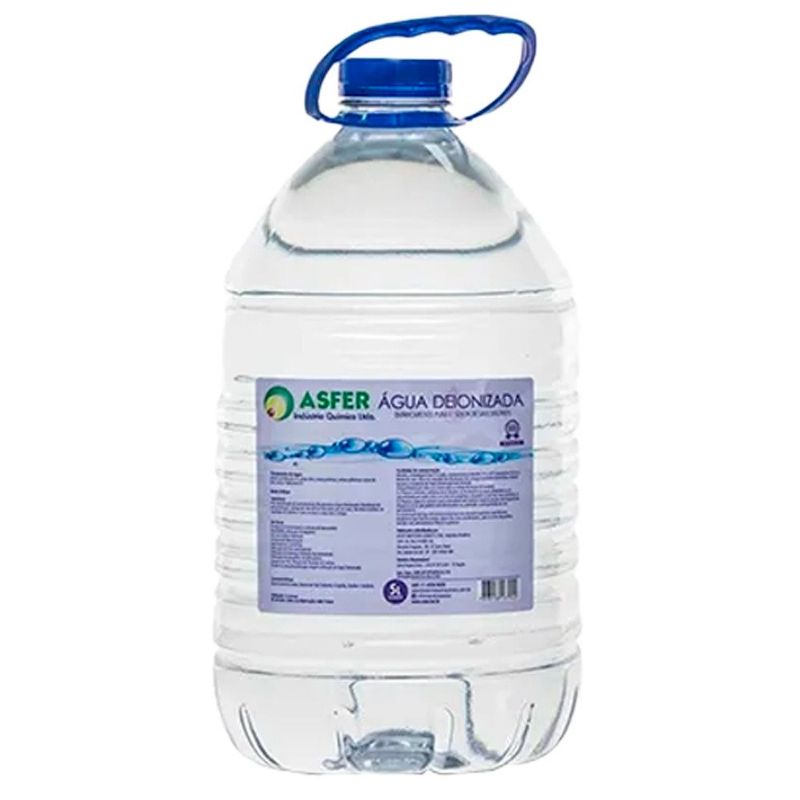 água asfer deionizada desmineralizada 5 litros (mp)