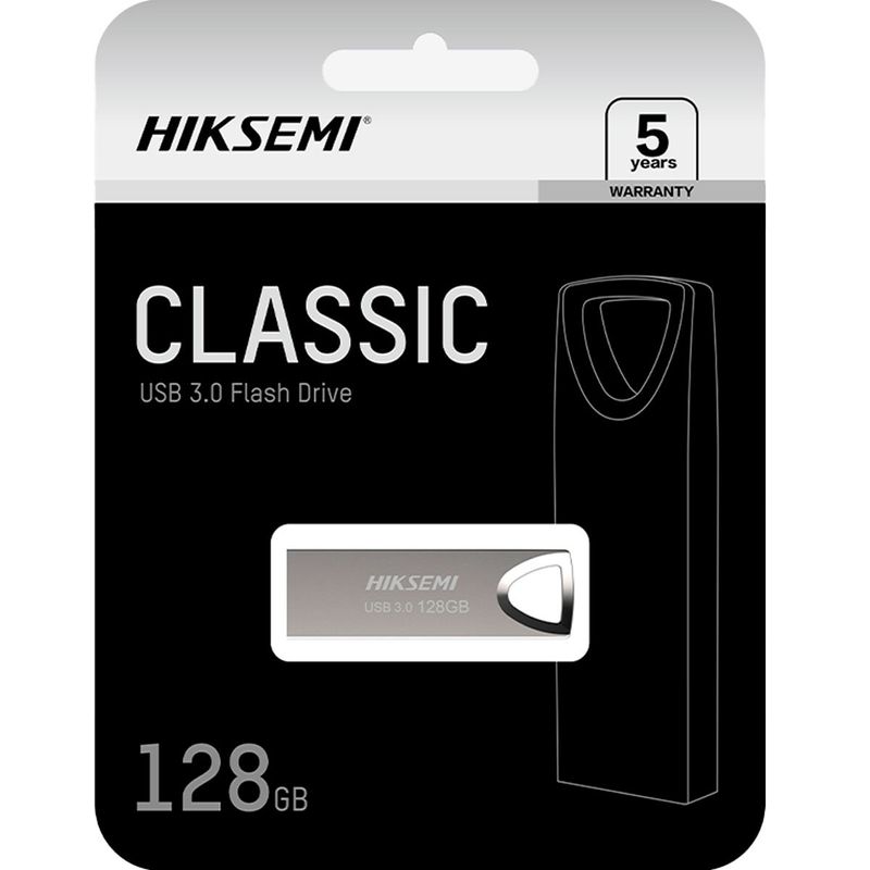 pen drive usb hiksemi classic m200 128gb cinza (mp)