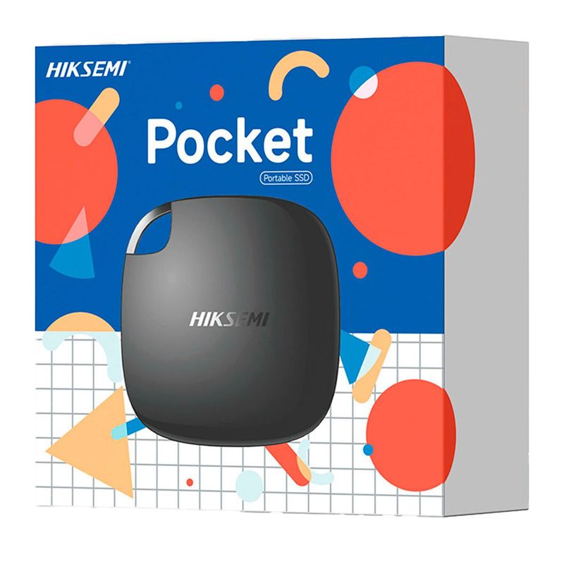 ssd externo hiksemi t100 pocket usb 3.0 tipo-c 256gb preto (mp)