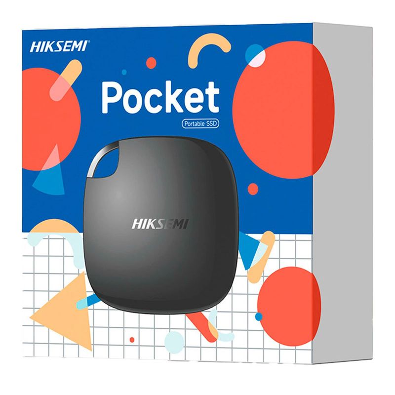 ssd externo hiksemi t100 pocket usb 3.0 tipo-c 512gb preto (mp)