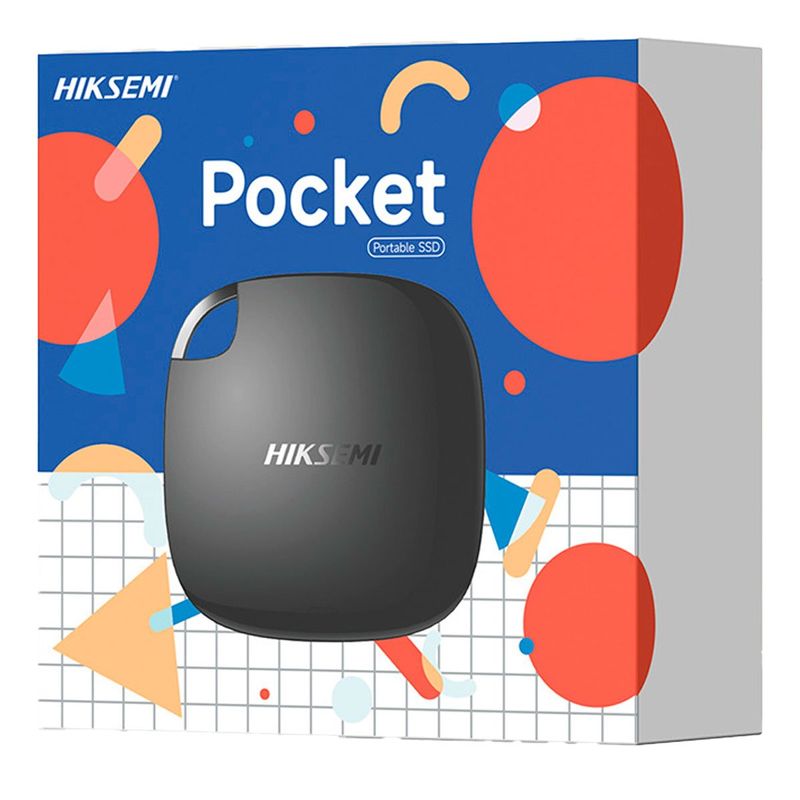 ssd externo hiksemi t100 pocket usb 3.0 tipo-c 1tb preto (mp)