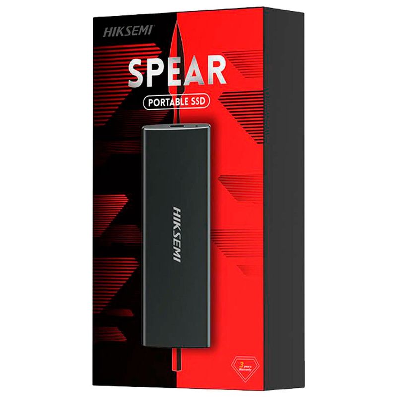 ssd externo hiksemi t200n spear a&c usb 3.1 tipo-c 128gb (mp)