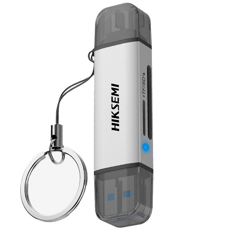 leitor de cartões de memória hiksemi usb 3.0 & tipo-c hs-hub-cr01 (mp)