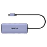 adaptador multifuncional hiksemi 8 em 1 tipo-c hs-hub-ds8 (mp)
