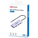 adaptador multifuncional hiksemi 8 em 1 tipo-c hs-hub-ds8 (mp)