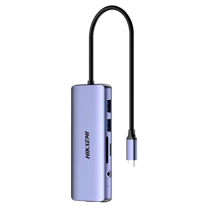 adaptador multifuncional hiksemi 11 em 1 tipo-c hs-hub-ds11 (mp)