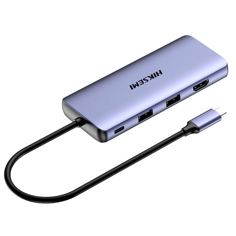 adaptador multifuncional hiksemi 11 em 1 tipo-c hs-hub-ds11 (mp)