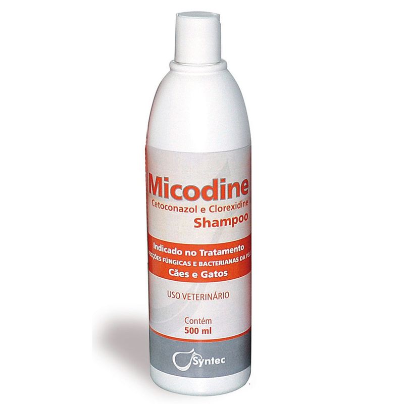 shampoo micodine syntec para cães e gatos 500ml (mp)