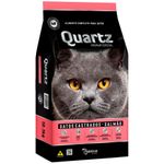 ração quartz gato castrado salmão 10,1kg (mp)