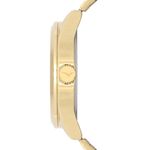 kit relógio masculino condor dourado co2115mxj/k4x