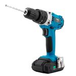 parafusadeira e furadeira de impacto profissional eos maxpro com maleta 2 baterias (mp)