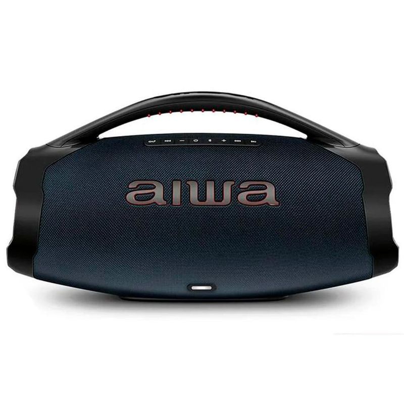 caixa de som aiwa boombox plus aws-bbs-01-lb 200w preto (mp)