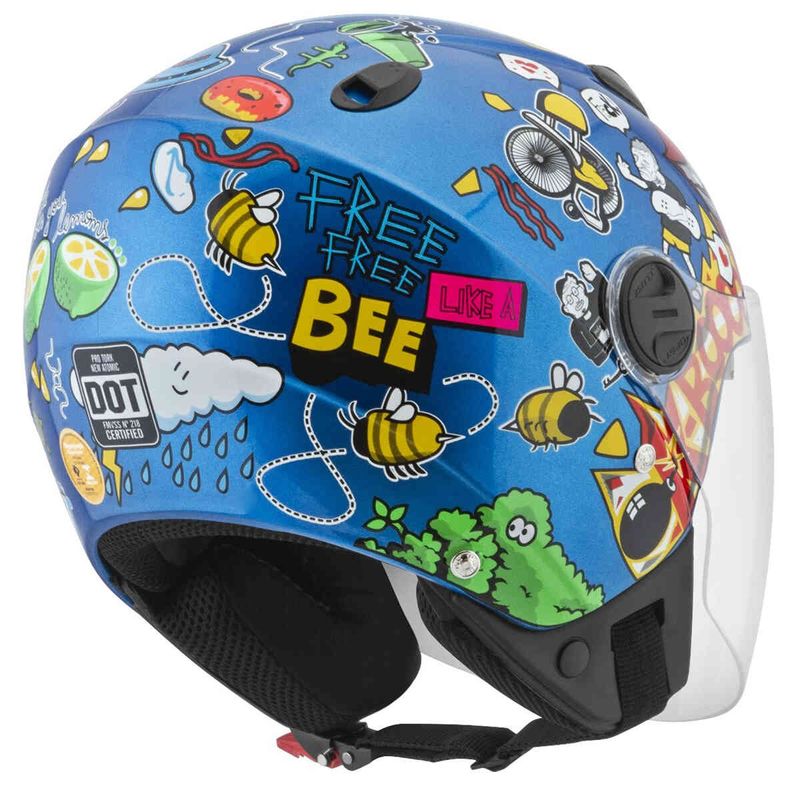 capacete ptork new atomic universe azul 58