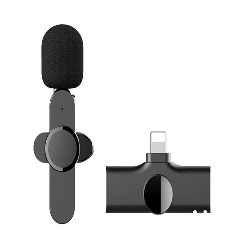 mini microfone lapela k9 com usb sem fio 72mah 2.4ghz (mp)