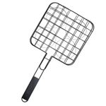 grelha prana para hambúrguer na churrasqueira 4 cavidades preta (mp)